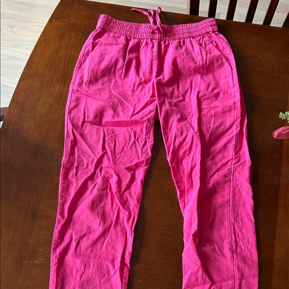 J. Crew Pants - J. Crew Bright Pink Wide Leg Pants